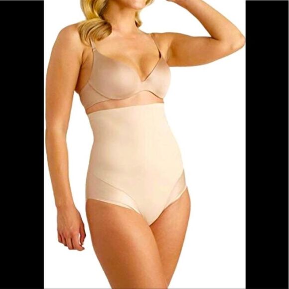 Slim Shapers by Miracle Brand High Waisted Briefs Sz-Small - Picture 1 of 10
